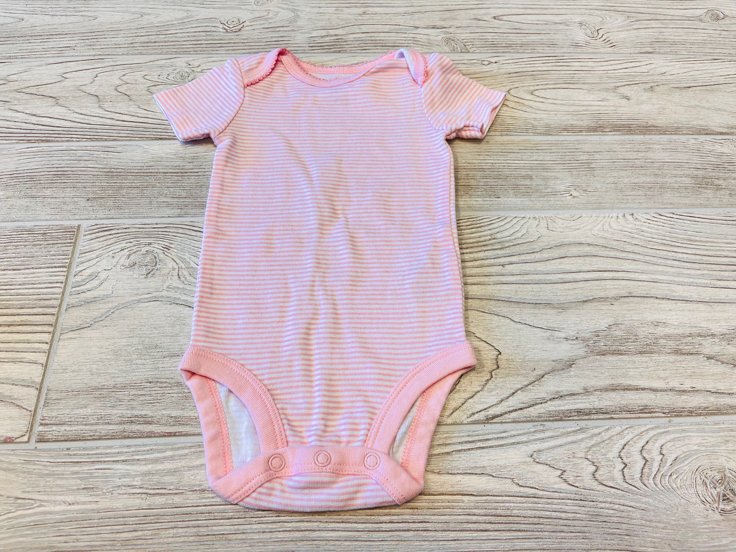 Just One You Carter’s Striped Short Sleeve Onesie