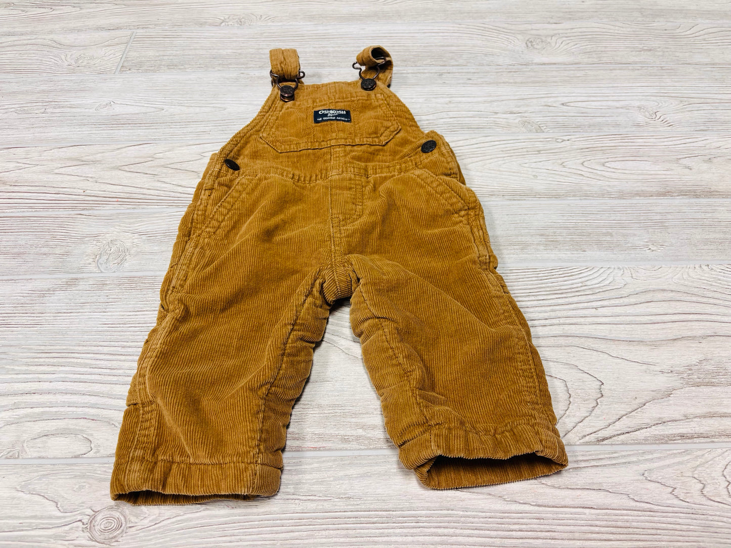 OshKosh Flannel Lined Corduroy Overalls