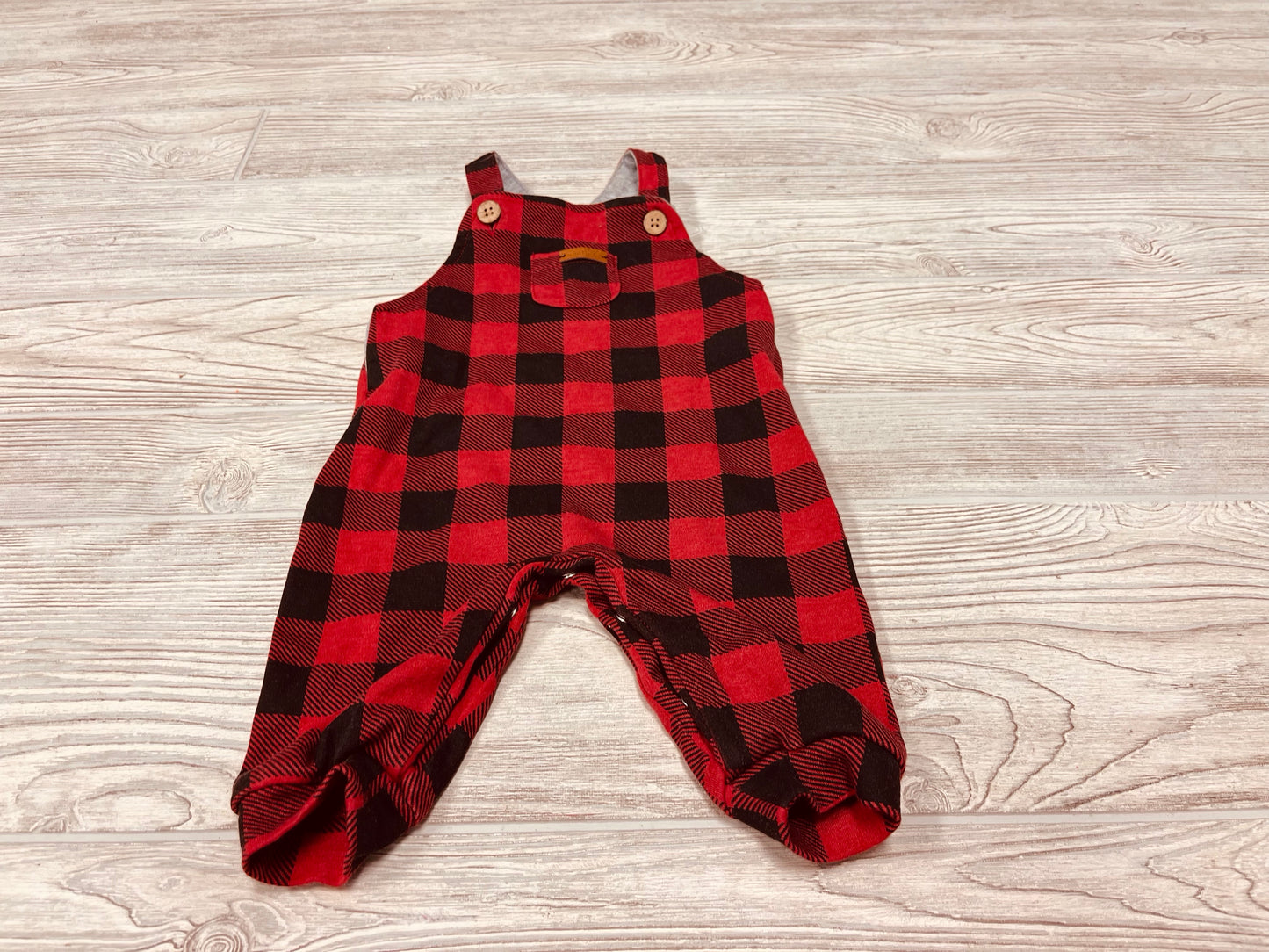 MudPie Buffalo Plaid Overalls