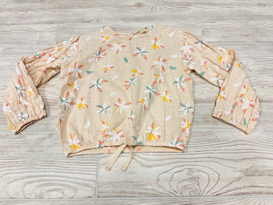 Jessica Simpson Flower Print Long Sleeve Shirt