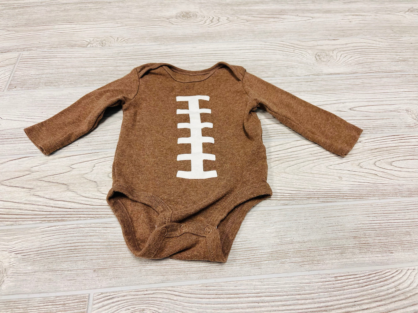 Carter’s Football Long Sleeve Onesie