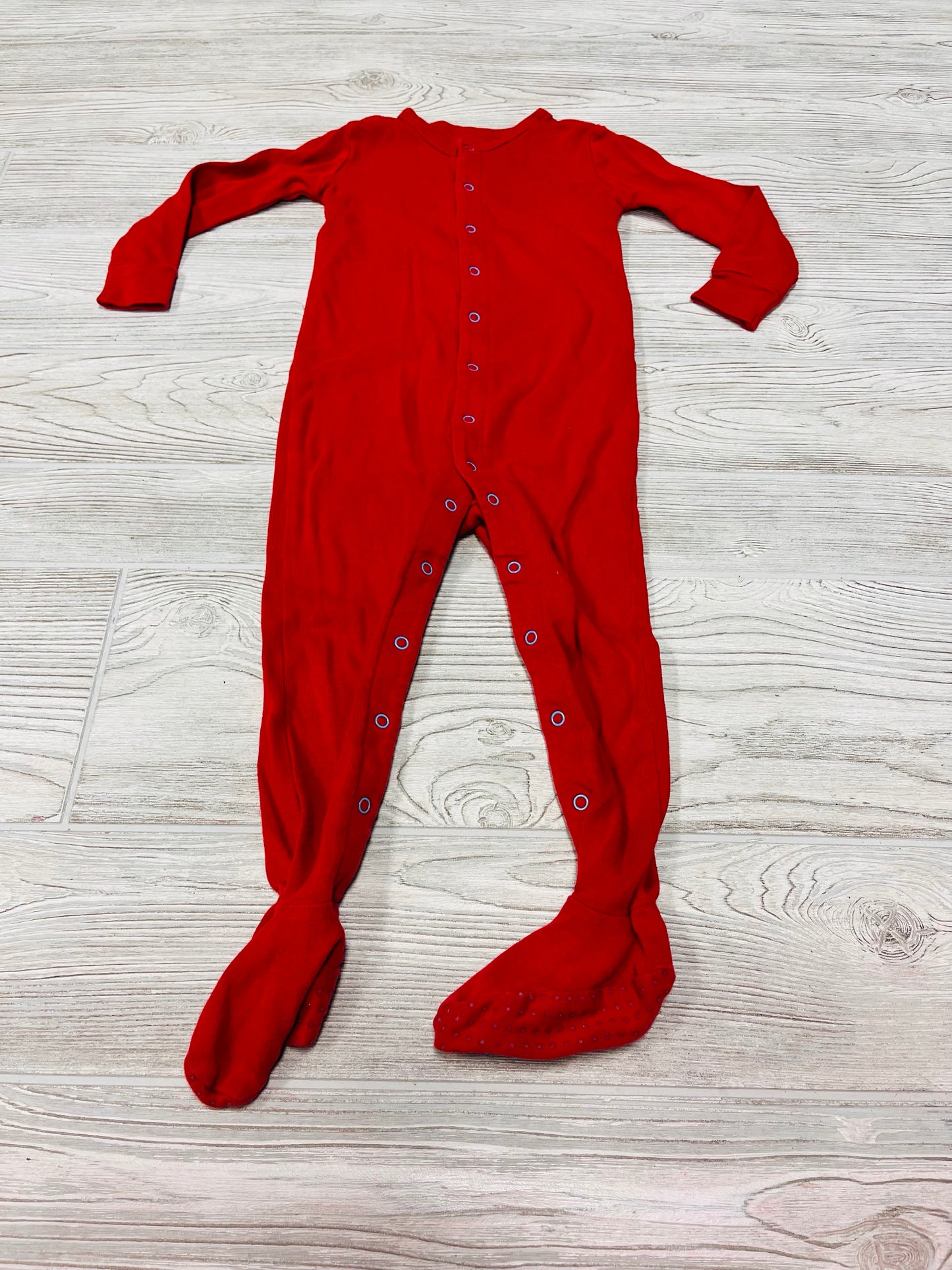 Primary Baby Button Down Footie Pajama