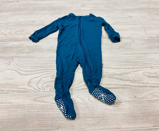 KicKee Pants Zip Up Bamboo Pajama