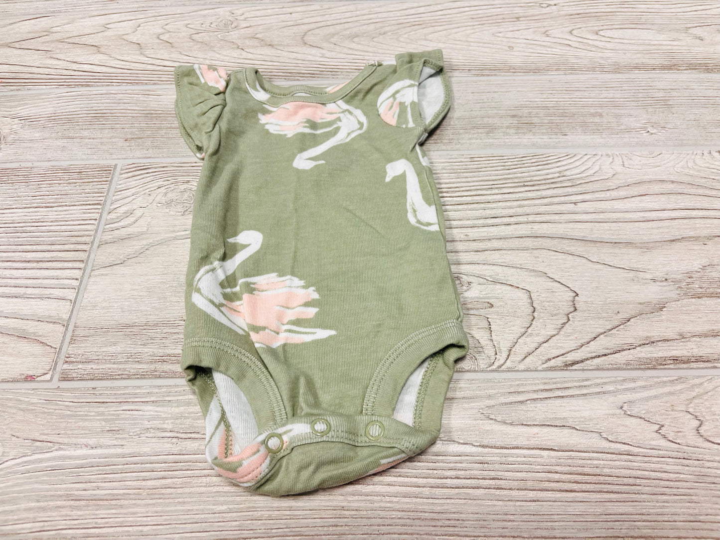 Carter’s Flamingo Print Short Sleeve Onesie