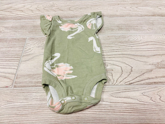 Carter’s Flamingo Print Short Sleeve Onesie