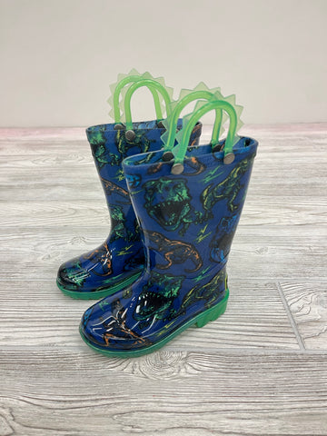 Western Chief Dinosaur Print Light Up Rain Boots