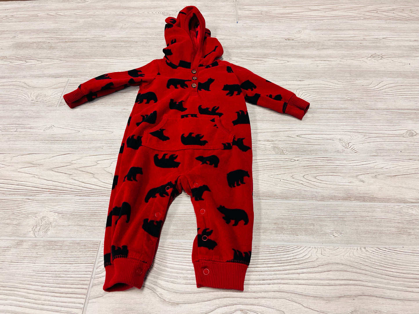 Carter’s Bear Print Fleece Outfit