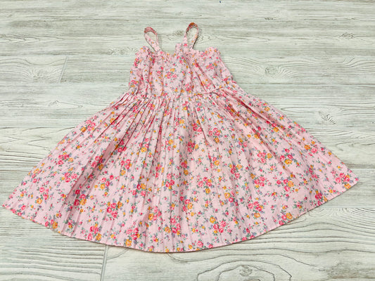 Vintage Spaghetti Strap Floral Print Dress