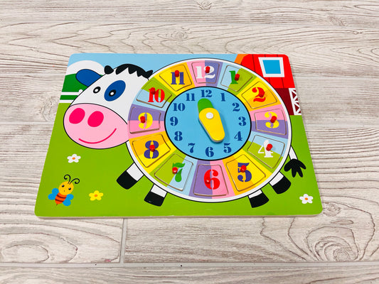 Wooden Clock Puzzle