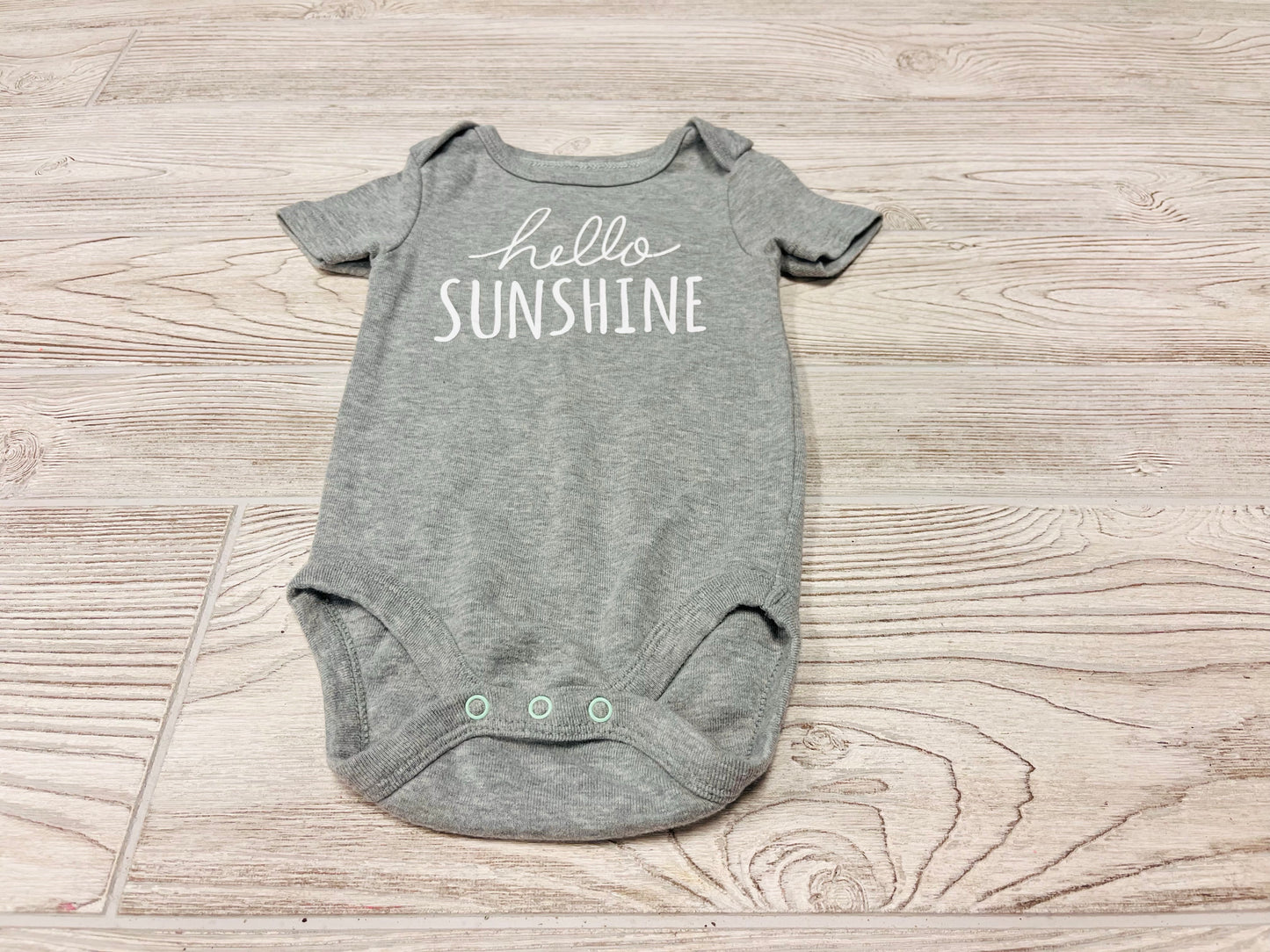 Cloud Island “Hello Sunshine” Short Sleeve Onesie