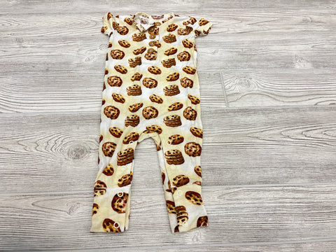 Posh Peanut Cookie Print Romper