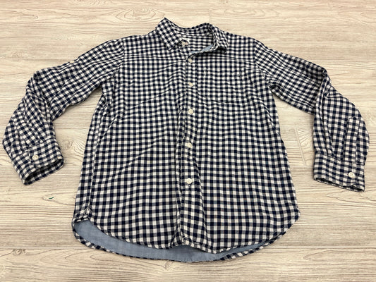 GAP Checkered Long Sleeve Button Down Shirt