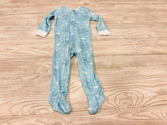 Disney Baby Dumbo Zip Up Pajama