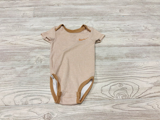 Nike Striped Short Sleeve Onesie
