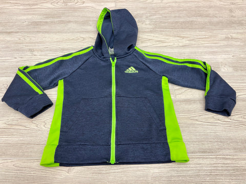 Adidas Zip Up Hooded Sweatshirt