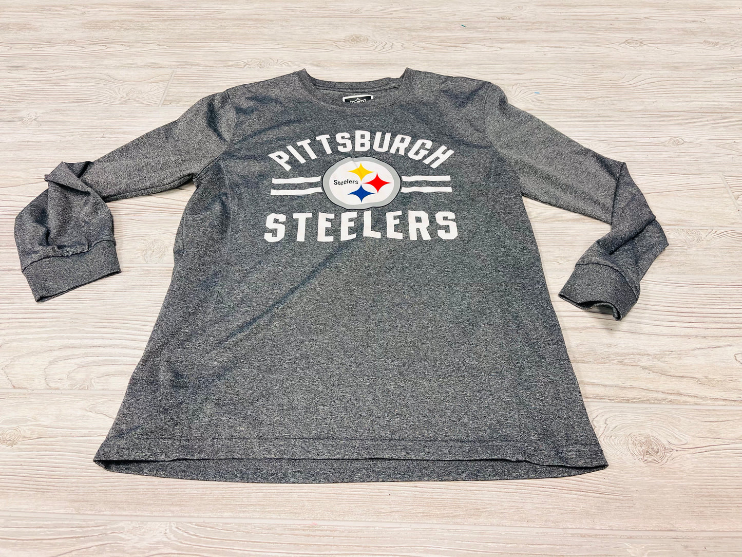 NFL Team Apparel Pittsburgh Steelers Long Sleeve Athletic Shirt