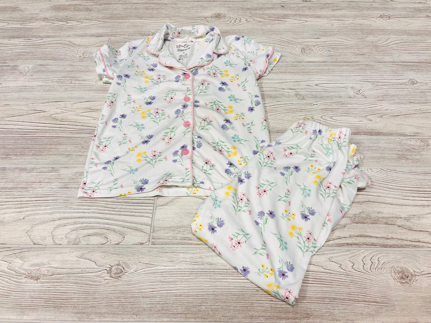 Jessica Simpson Flower Print Pajamas