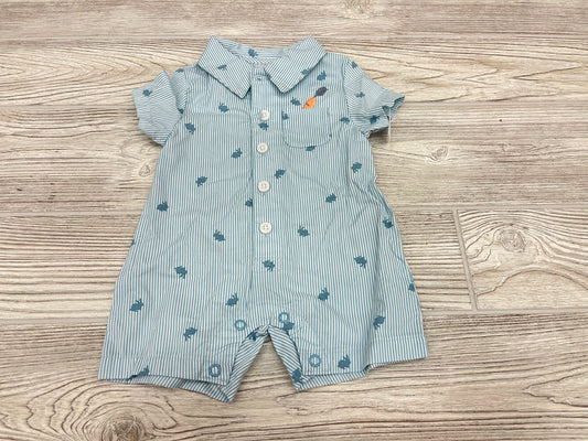 Carter’s Bunny Print Button Down Romper