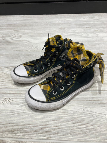 Converse Chuck Taylor All Star Black and Yellow Checkered
