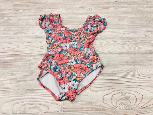 Cat & Jack Flower Print Swimsuit