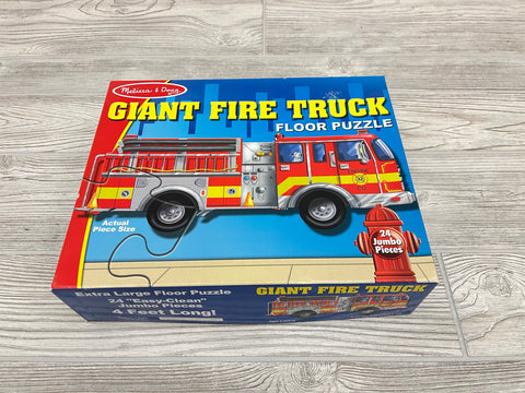 Melissa & Doug Giant Fire Truck Floor Puzzle