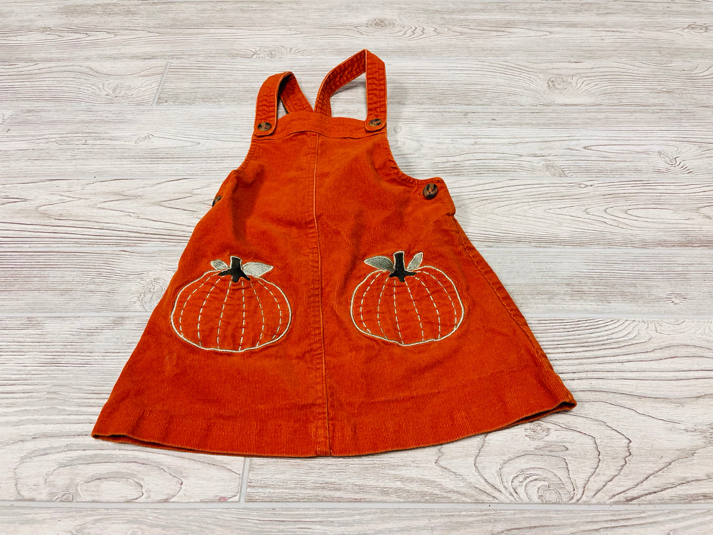 Isaac Mizrahi Corduroy Pumpkin Dress