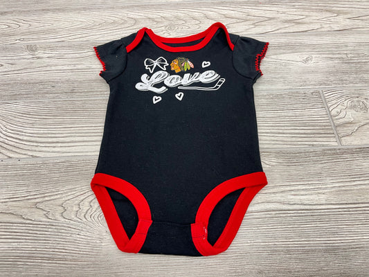 NHL Chicago Blackhawks Short Sleeve Onesie