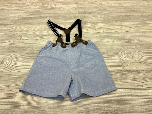 MudPie Shorts with Suspenders