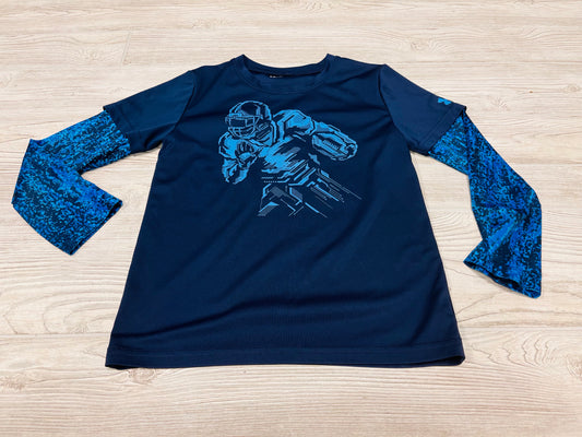 Under Armour Football Print Athletic Long Sleeve Shirt