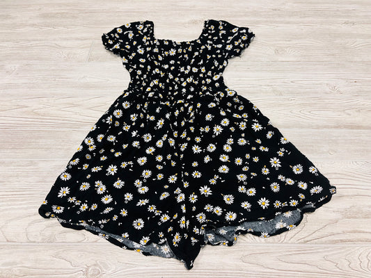 Art Class Flower Print Romper