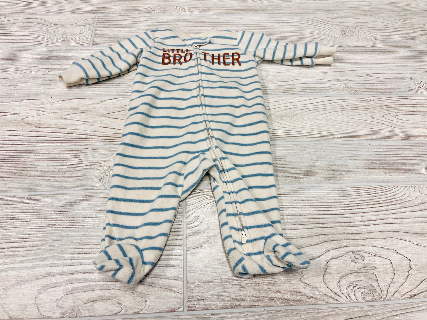 Carter’s “Little Brother” Zip Up Fleece Pajama