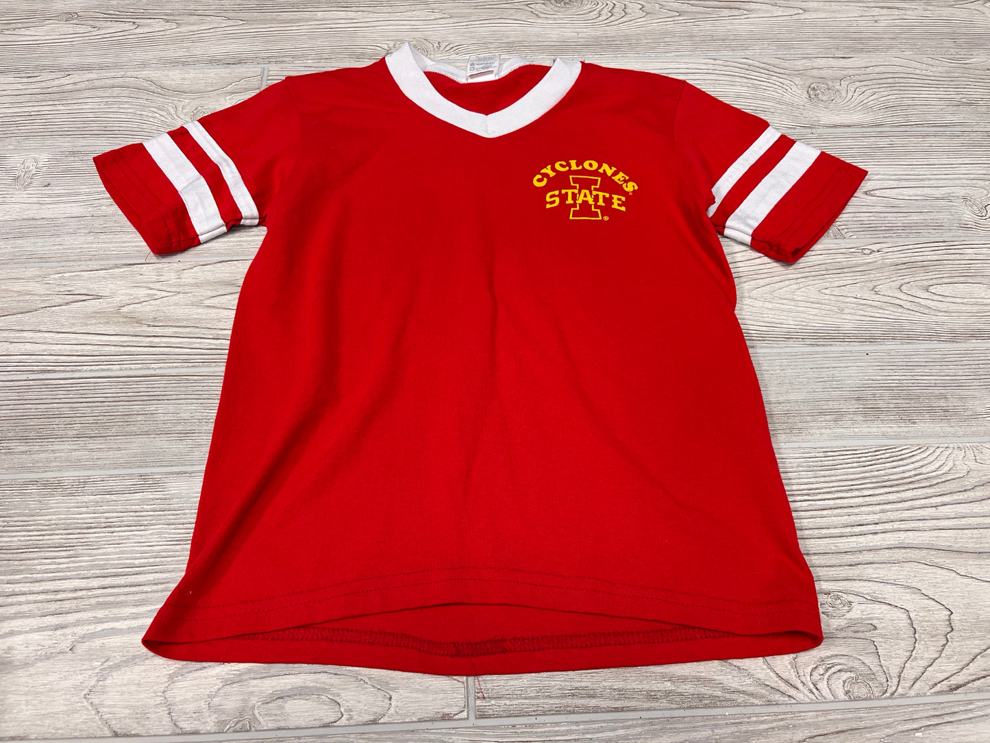 August Sportswear Iowa State Cyclones V-Neck Short Sleeve Shirt