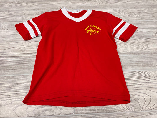 August Sportswear Iowa State Cyclones V-Neck Short Sleeve Shirt