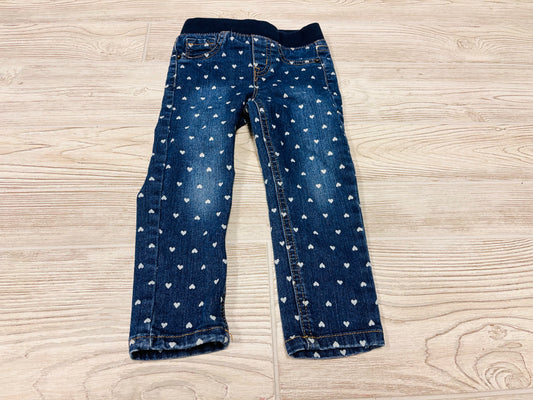 Cat & Jack Heart Print Jegging