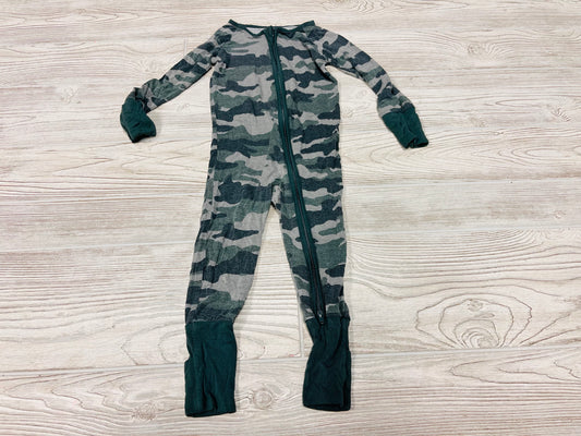 Little Sleepies Zip Up Camouflage Bamboo Pajama