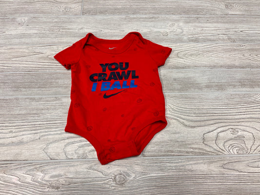 Nike “You Crawl I Ball” Short Sleeve Onesie