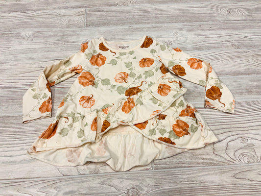 Burt’s Bees Baby Pumpkin Print Long Sleeve Shirt