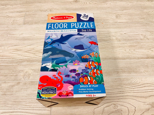 Melissa & Doug Floor Puzzle - Sea Life