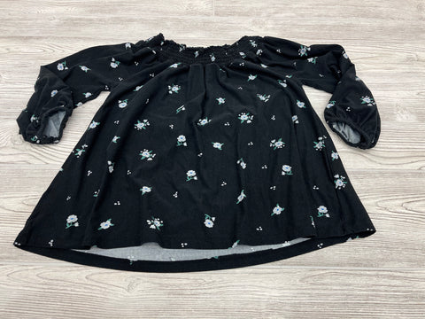 Old Navy Flower Print Long Sleeve Shirt