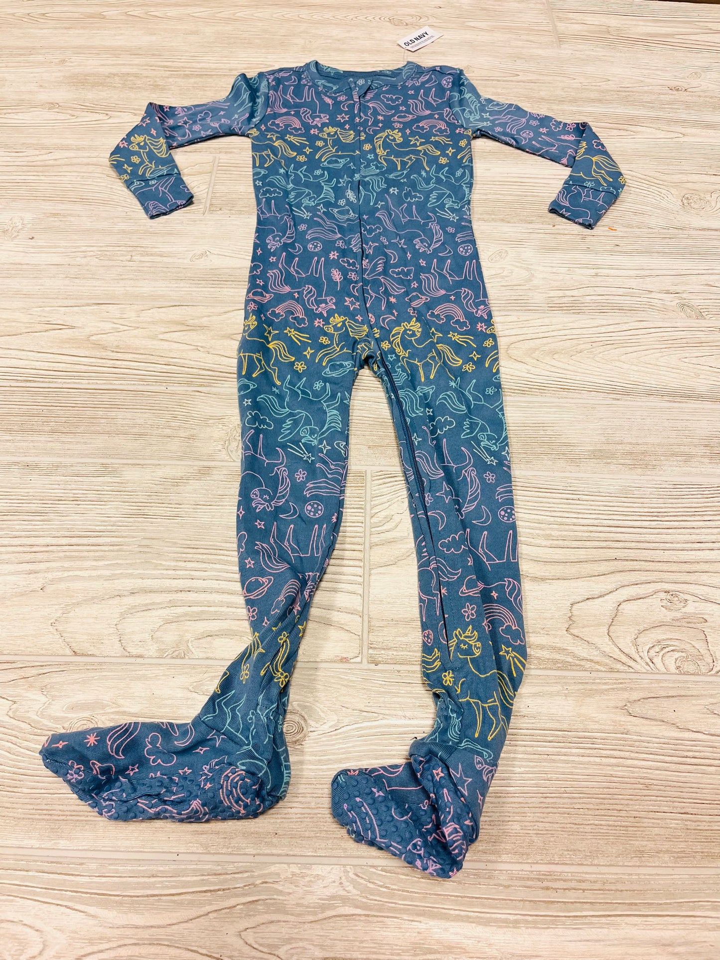 Old Navy Unicorn Print Zip Up Pajama