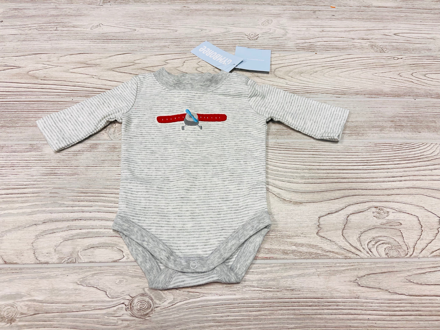 Gymboree Airplane Long Sleeve Onesie