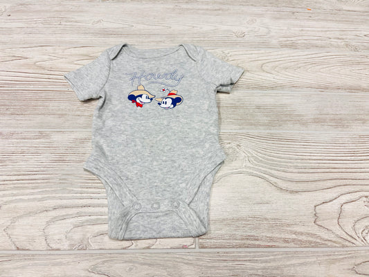 Disney Jumping Beans Mickey Mouse Short Sleeve Onesie
