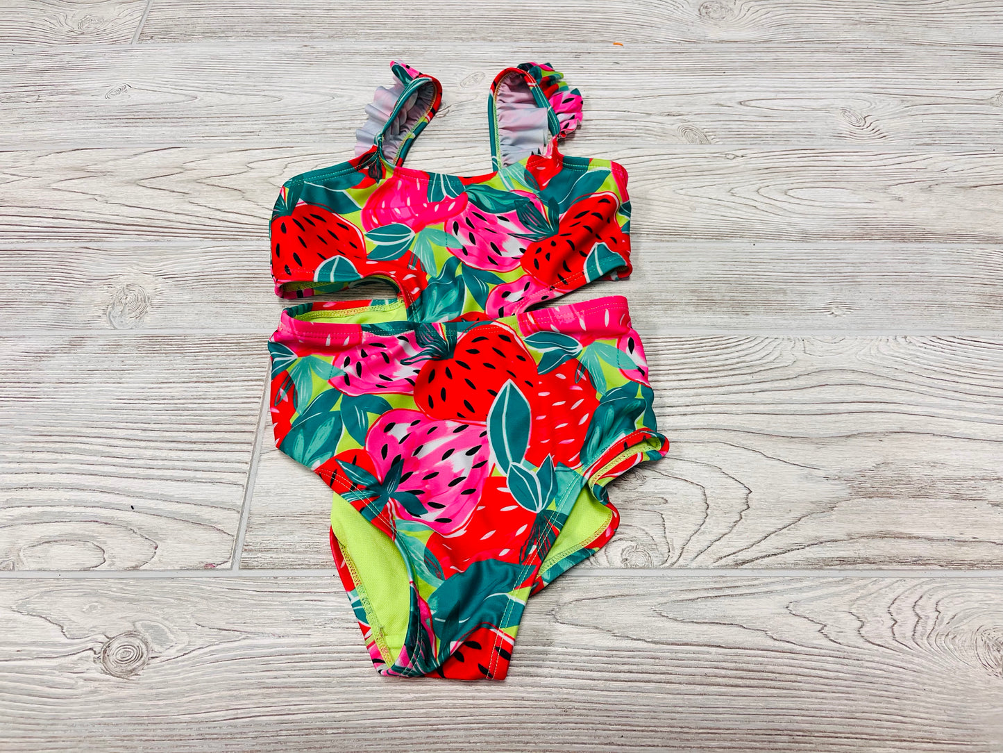 Cat & Jack Strawberry Print Swimsuit