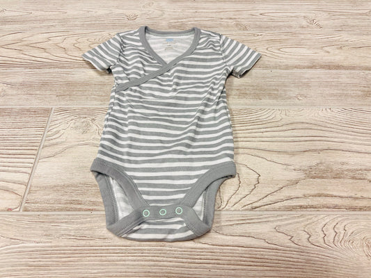 Cloud Island Striped Short Sleeve Onesie