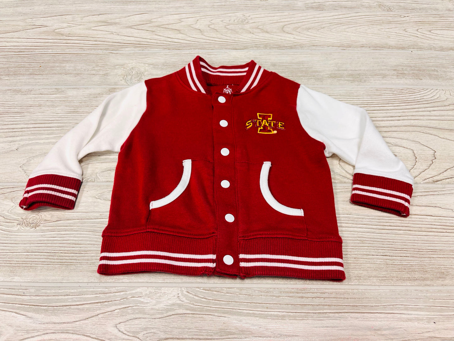 Creative Knitwear Iowa State University Button Down Jacket