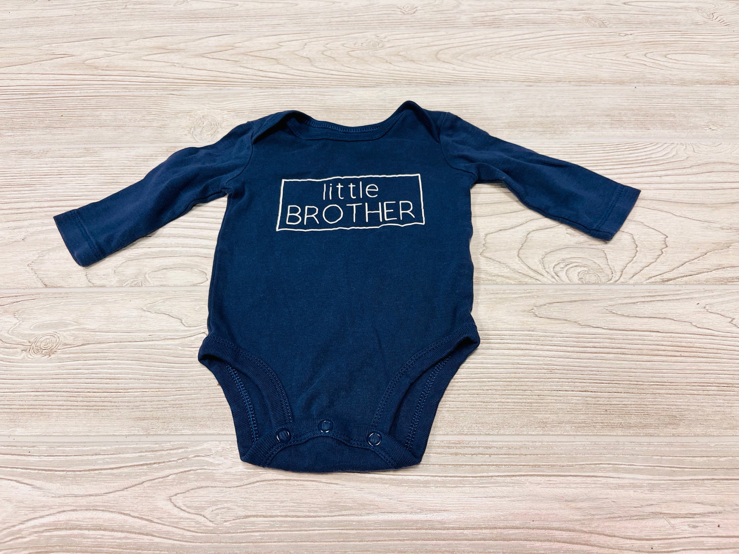 Carter’s “Little Brother” Long Sleeve Onesie