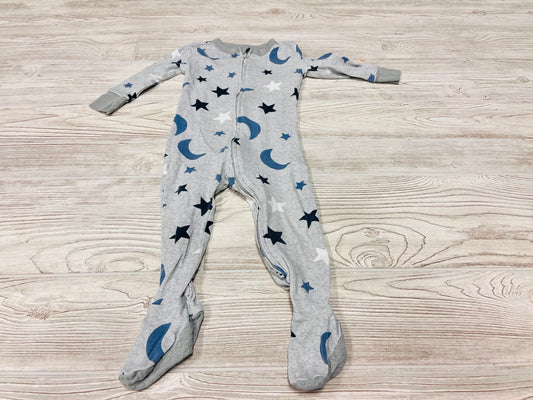 Old Navy Moon Print Zip Up Pajama