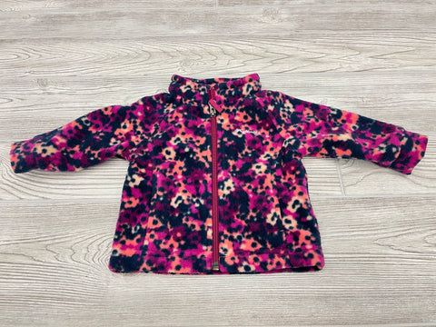 Columbia Girls Flower Print Zip Up Fleece