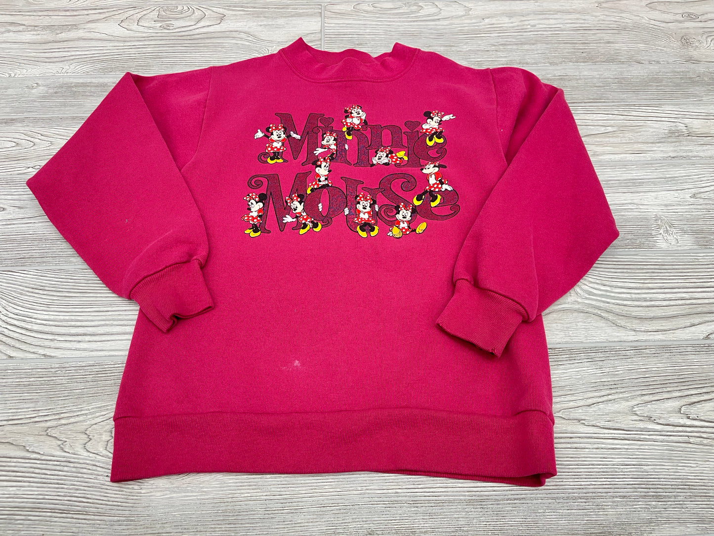 Vintage Disney Designs Minnie Mouse Sweatshirt
