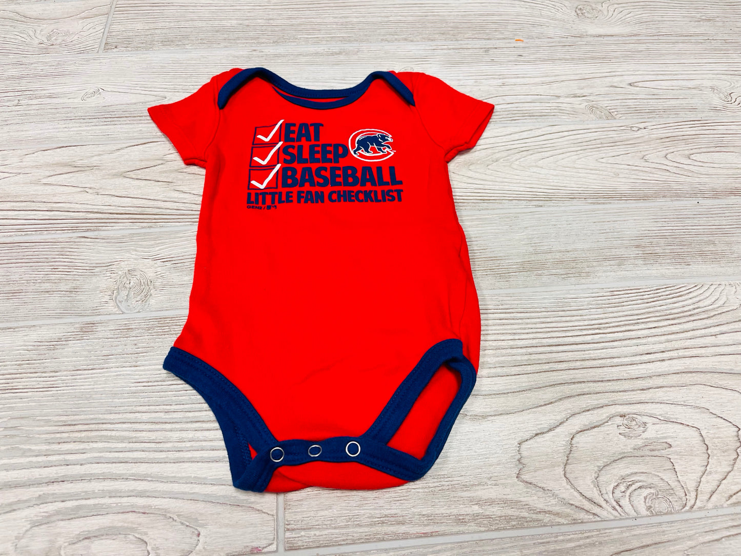 Genuine Merchandise Chicago Cubs Short Sleeve Onesie